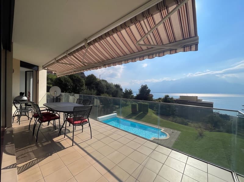 GRAND APPARTEMENT DE 5,5 PIECES AVEC LES COMMODITES D'UNE VILLA ET UNE TRES BELLE VUE PANORAMIQUE (1)