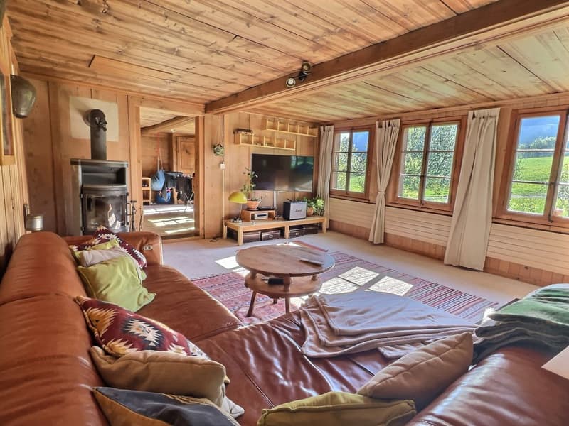Rare opportunity to buy an old chalet in Château-d'Oex (2)