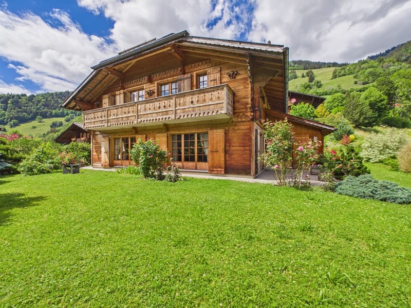 Superbe chalet à vendre à Rossinière (1)