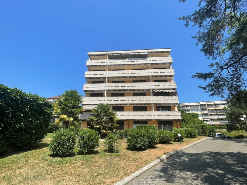 APPARTEMENT DE 1,5 PIECES AVEC TRES BONNE SITUATION ET BELLE VUE SUR LE LAC ET LES MONTAGNES (2)