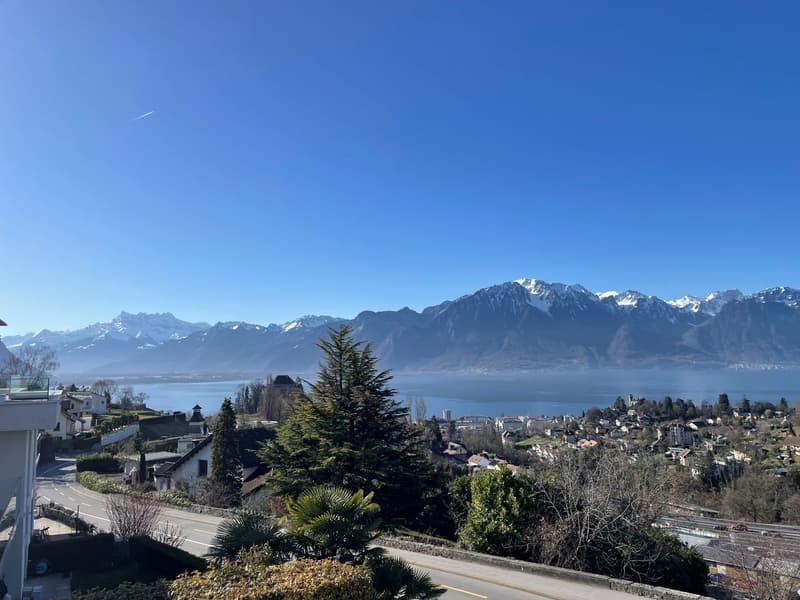 SPACIEUX APPARTEMENT DE 5,5 PIECES AVEC VUE GRANDIOSE SUR LE LAC ET LES MONTAGNES (4)