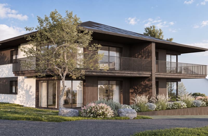 Magnifique appartement au rez-de-chaussée avec grand jardin de 4.5 pièces à Ecublens (3)