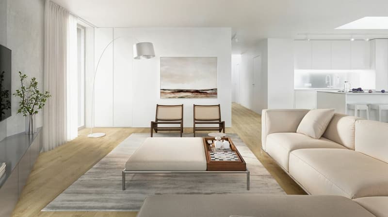 Magnifico e spazioso attico nuovo con grande terrazza di 96 m2 (2)