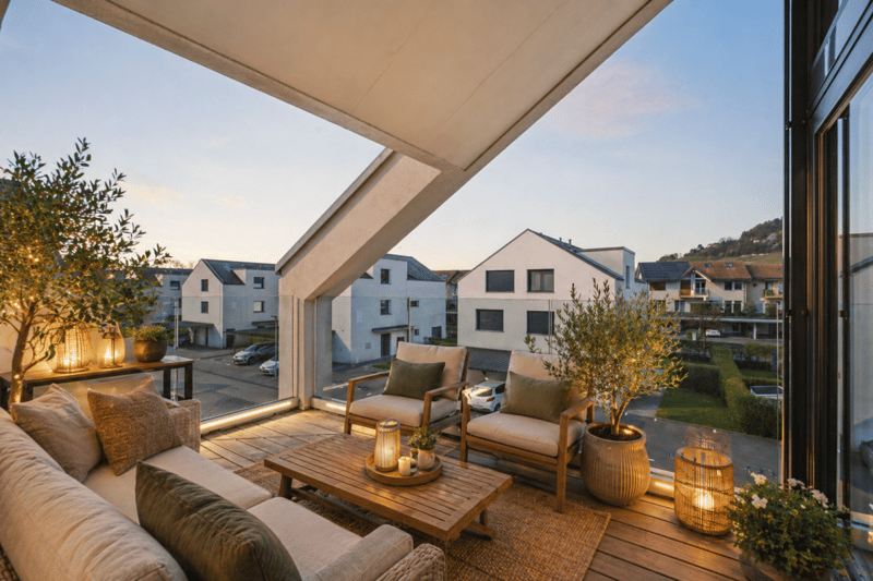 Dachgeschoss von 97m2 mit Balkon und Garten in Sugiez (1)