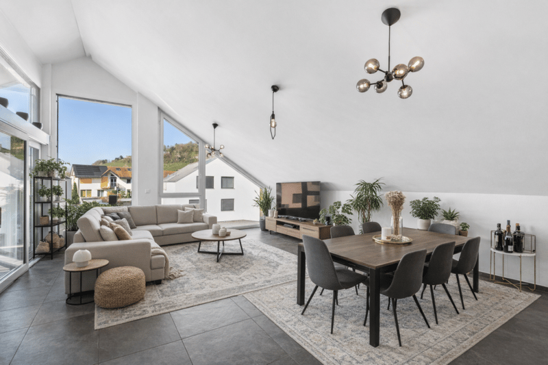 Dachgeschoss von 97m2 mit Balkon und Garten in Sugiez (2)