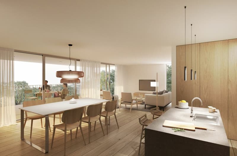 4.5 rooms close to the city center on the 2nd floor (5)
