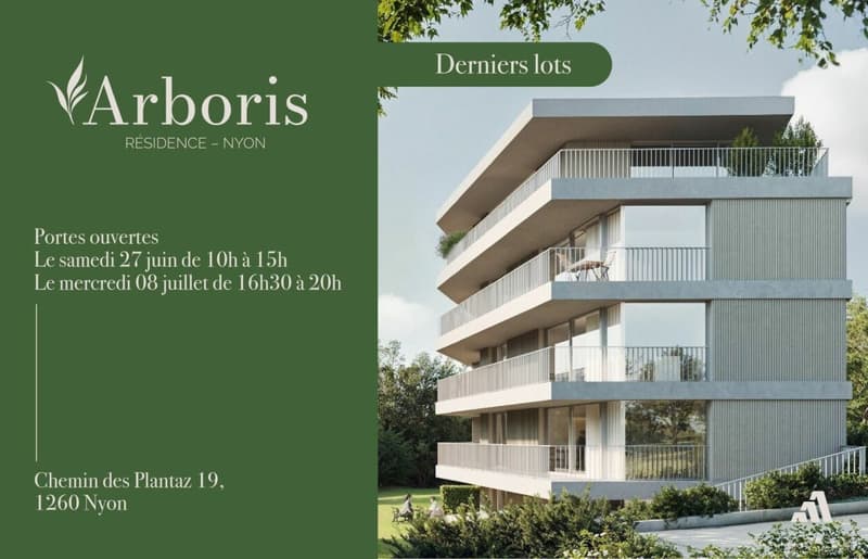 Nyon, Résidence Arboris - Appartement de 4.5 pièces au 3ème étage avec balcon (1)