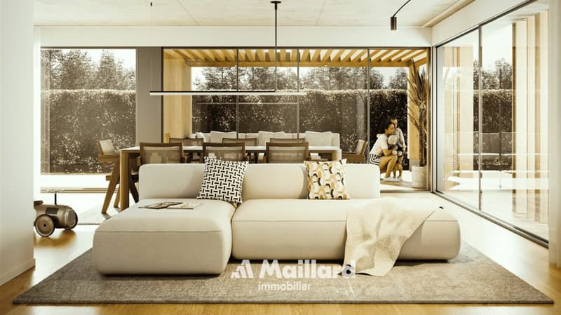 Magnificent project of two spacious and bright villas, ideally located in a quiet area in Crissier (4)