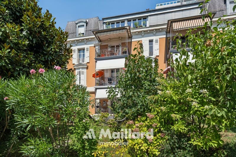 Appartement de caractère avec jardin privatif au coeur de Lausanne (12)