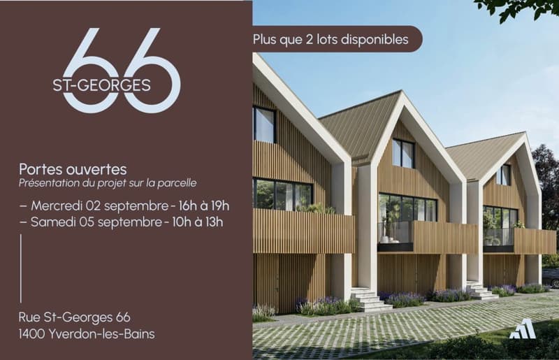 Plus que 2 duplex disponibles · Portes ouvertes les 2.09 de 16h -19h et 5.09 de 10h-13h. (1)
