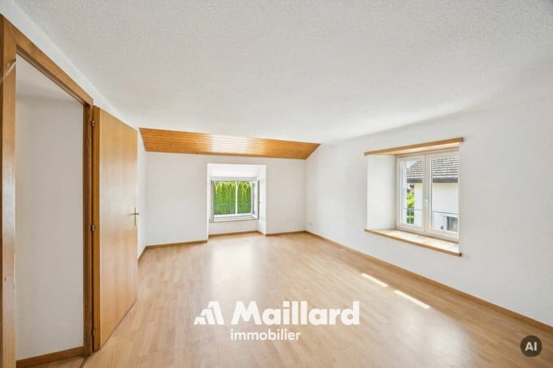 Courfaivre - Appartement paisible avec place de parc et jardin (5)