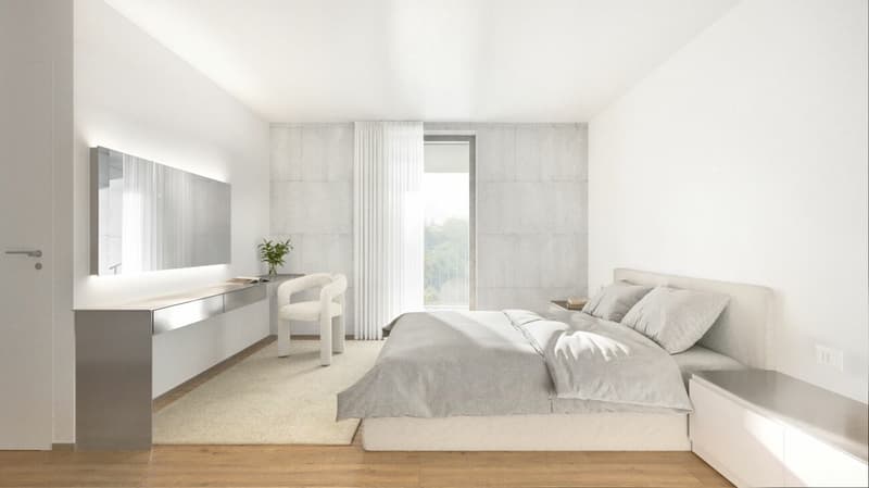 Magnifique et spacieux appartement de 3,5 pièces, situé dans un environnement calme et bucolique (5)