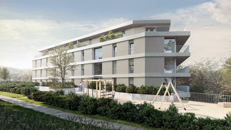 Magnifique et spacieux appartement de 3,5 pièces, situé dans un environnement calme et bucolique (9)
