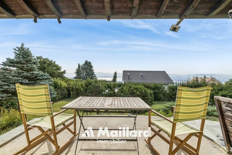 Charmant chalet, avec vue sur le lac et les Alpes, implantés sur une belle parcelle constructible ! (2)