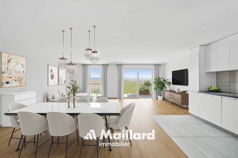 Orbe - Appartement neuf de 4,5 pièces avec vue sur la plaine et les Alpes (1)