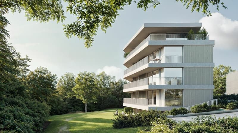 4.5 pièces contemporain avec spacieux balcon - 2ème étage (7)