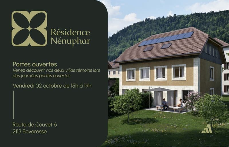 Villas contiguës 4.5 pièces - Résidence Nénuphar - PORTES OUVERTES - VENDREDI 2 OCTOBRE DE 15H00 À 19H00 (1)