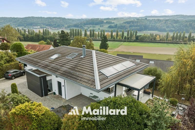 Villa individuelle d'exception avec vue à 180° sur la plaine de la Broye (12)