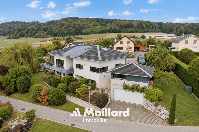 Villa individuelle d'exception avec vue à 180° sur la plaine de la Broye (1)