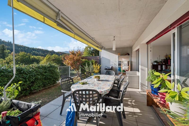 Magnifique appartement de 4.5 pièces avec jardin privatif dans un cadre verdoyant à Begnins (9)
