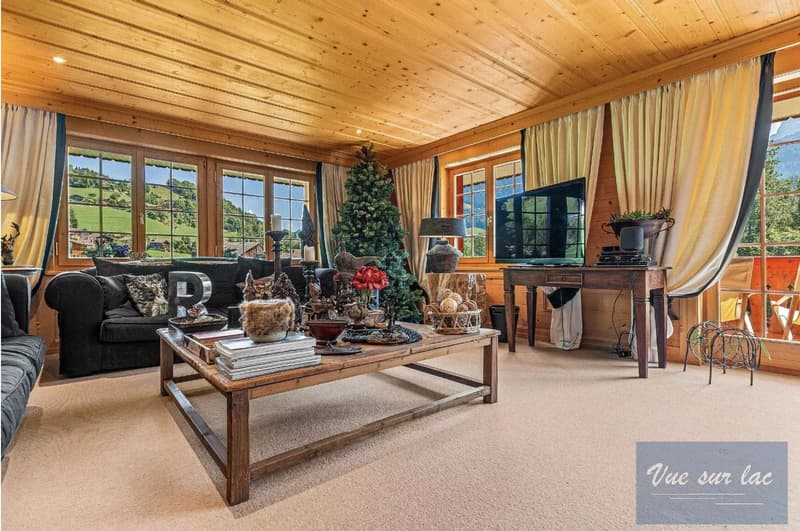 Sublime appartement de luxe et panoramique à quelques minutes de Gstaad (4)