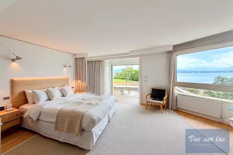 Penthouse di lusso a Tannay, con vista sul lago di Ginevra e le Alpi (7)