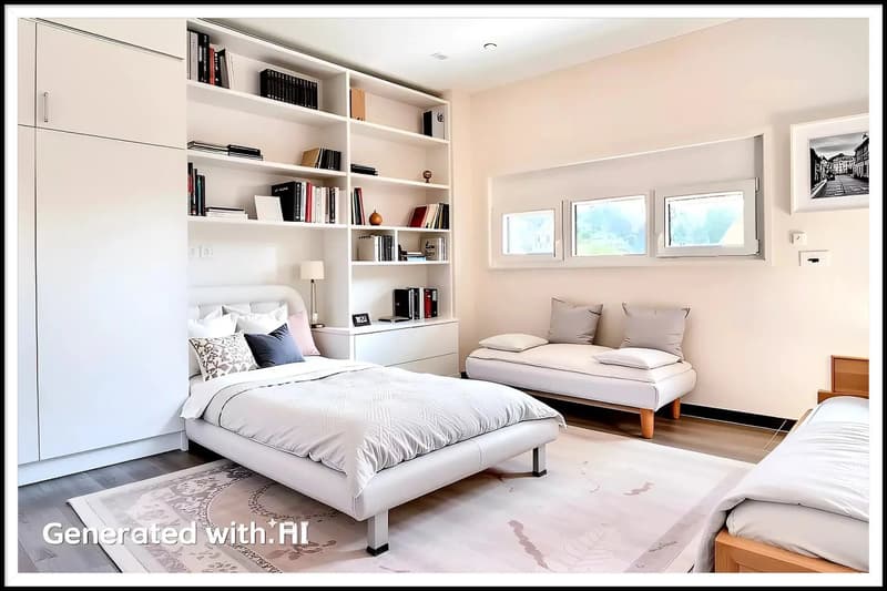 Modern attic in Lutry with panoramic view (10)