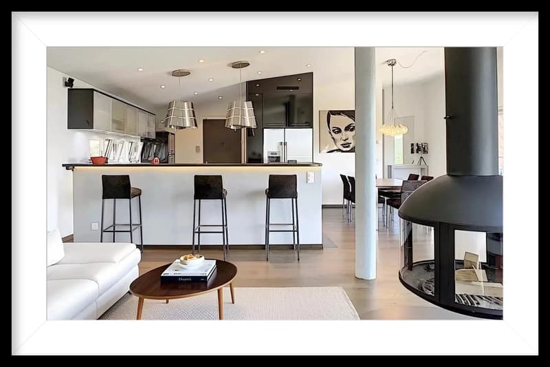 Modern attic in Lutry with panoramic view (5)