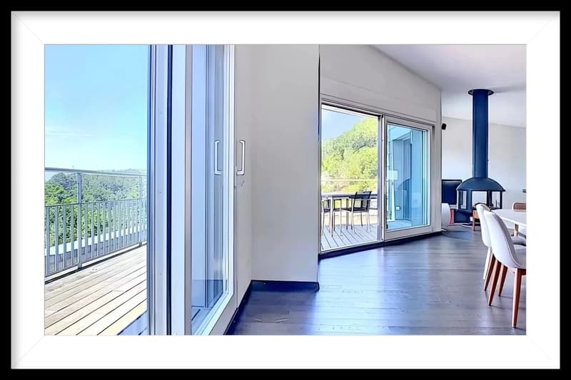 Modern attic in Lutry with panoramic view (6)
