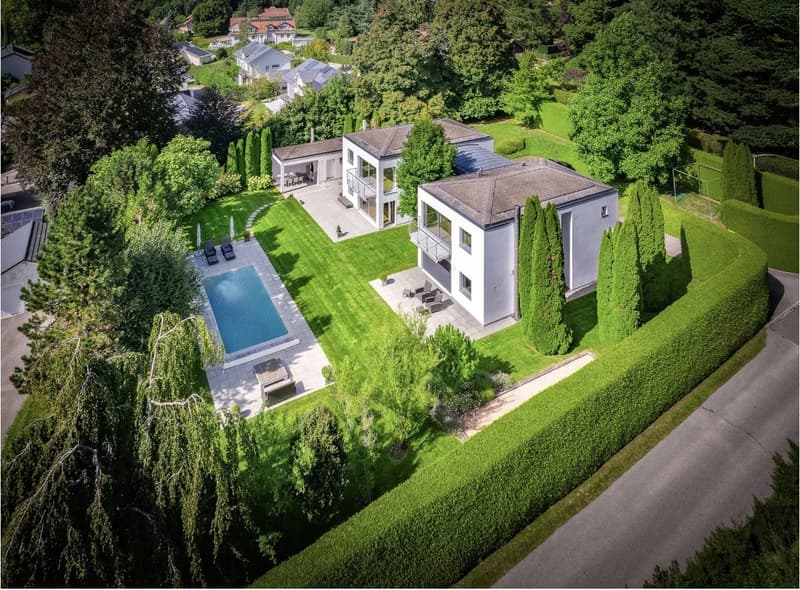 Große zeitgenössische Villa von 500m², Pool, ruhig, Blick auf den Jura (3)