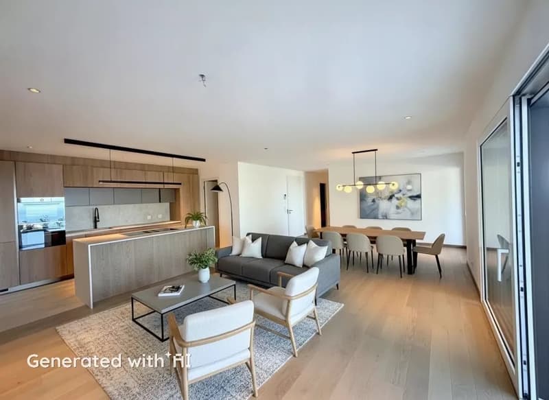 Dernier appartement disponible  avec magnifique vue sur lac et les Alpes (9)
