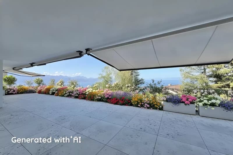Dernier appartement disponible  avec magnifique vue sur lac et les Alpes (2)