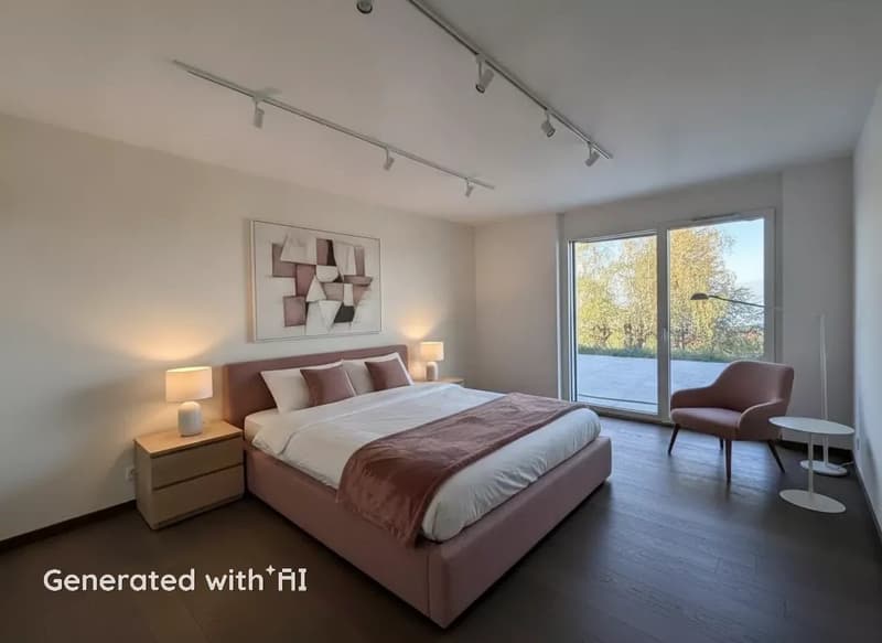 Dernier appartement disponible  avec magnifique vue sur lac et les Alpes (11)