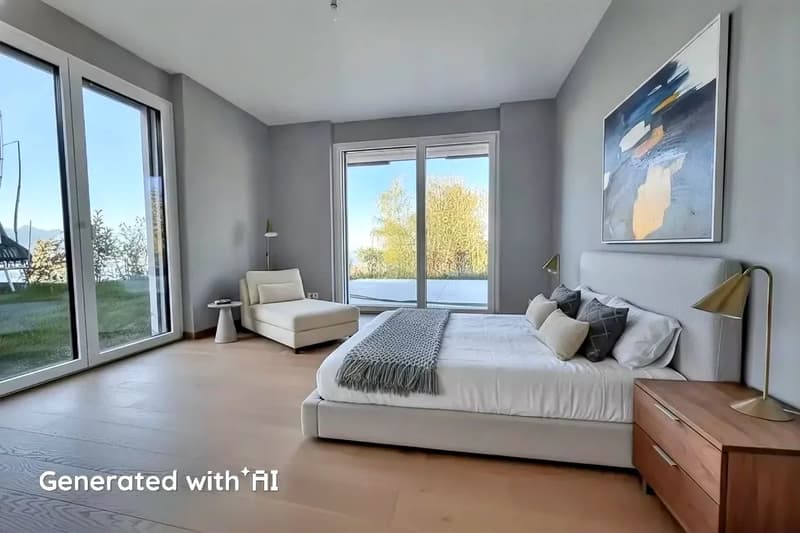 Dernier appartement disponible  avec magnifique vue sur lac et les Alpes (13)