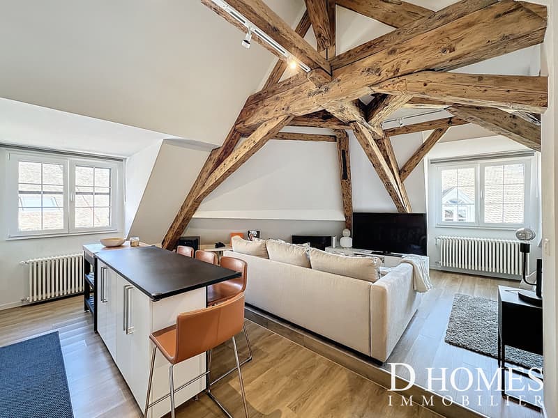 EN EXCLUSIVITÉ - Appartement style loft rénové au centre d'Aubonne (1)