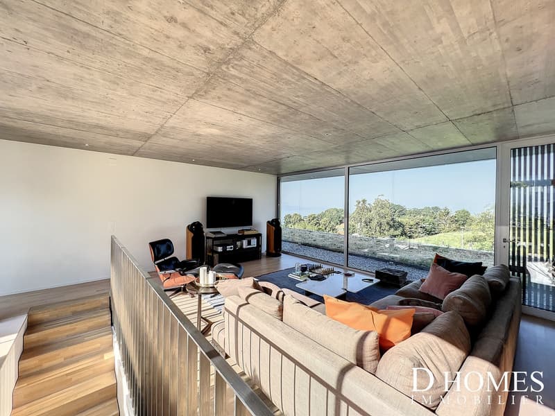 EN EXCLUSIVITÉ I Villa contemporaine en duplex avec vue sur le lac (7)