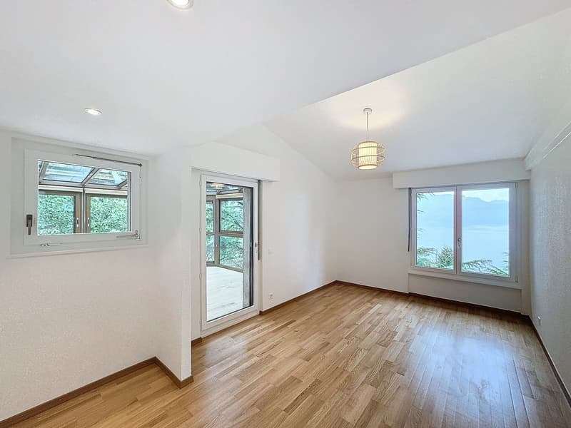 Situation unique - Magnifique villa rénovée avec jardin et vue lac (8)