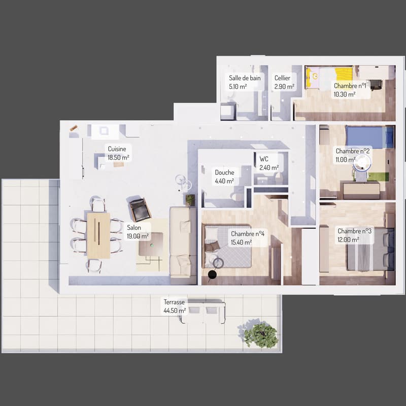 Nouvelle construction  - Appartement de 6.5 pièces avec balcon (2)