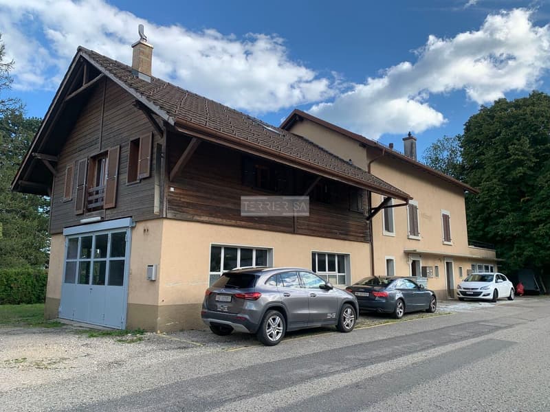 Rental building with 3 apartments, office, garage/hangar and garden (5)