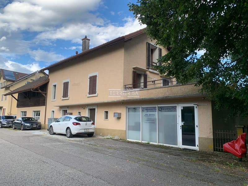 Rental building with 3 apartments, office, garage/hangar and garden (6)