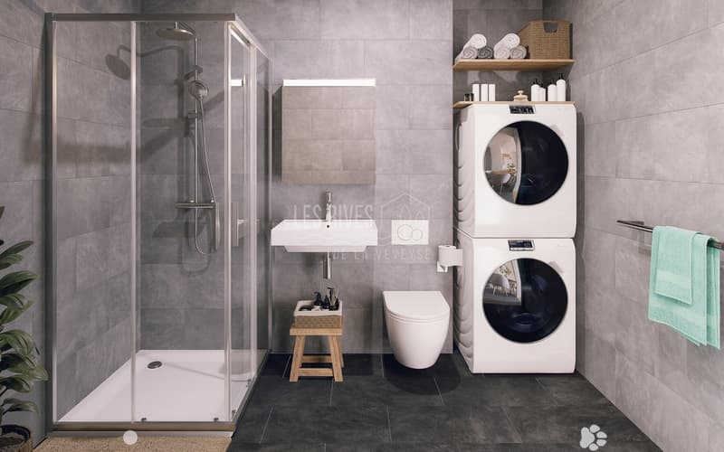 Neue 2.5-Zimmer-Wohnung mit Balkon - Les Rives de la Veveyse (3)