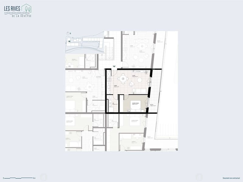 Neue 2.5-Zimmer-Wohnung mit Balkon - Les Rives de la Veveyse (5)