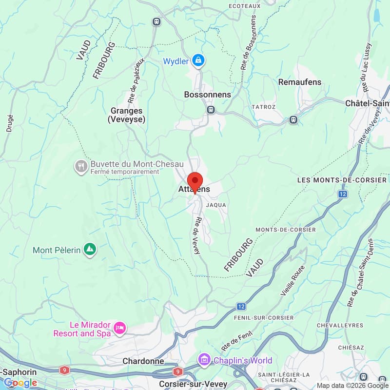 Au centre d'Attalens 10 places de parc extérieures (2)
