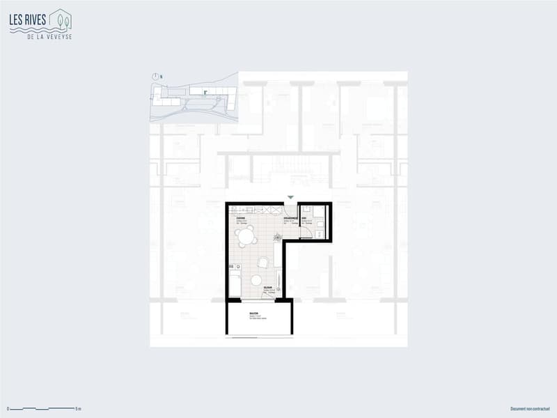Last studio available | Last floor | Balcony 12 m² south (1)