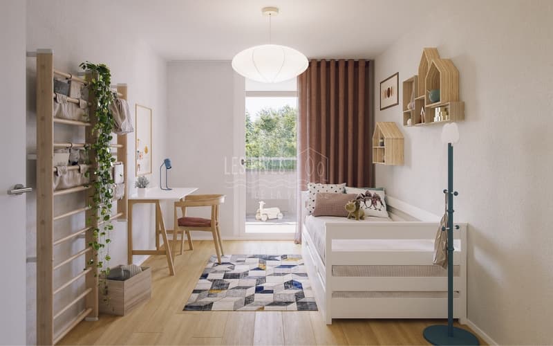 3.5 room apartment on the top floor - Bright and new (5)