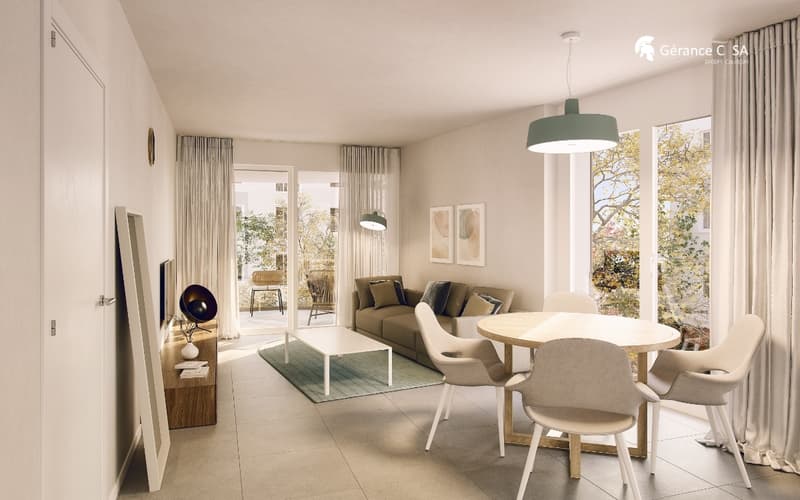 Appartement neuf de 3 pièces à quelques pas de la gare de Genève (6)
