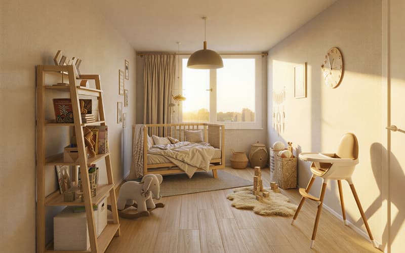 4.5 room family apartment on the top floor - bright and customizable (5)