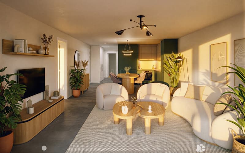 Châtel-Saint-Denis - Neuwertiges 5.5-Zimmer-Apartment mit 122 m² und Balkon (3)