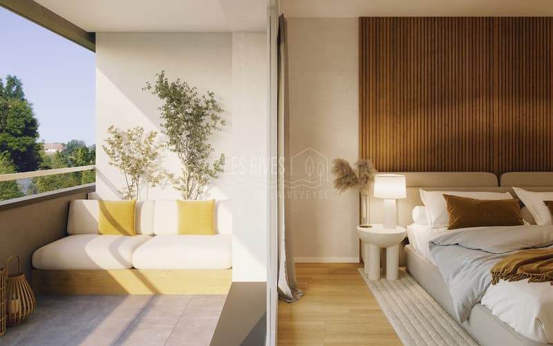 Appartement neuf 3.5 pièces avec balcon - Châtel-Saint-Denis (3)