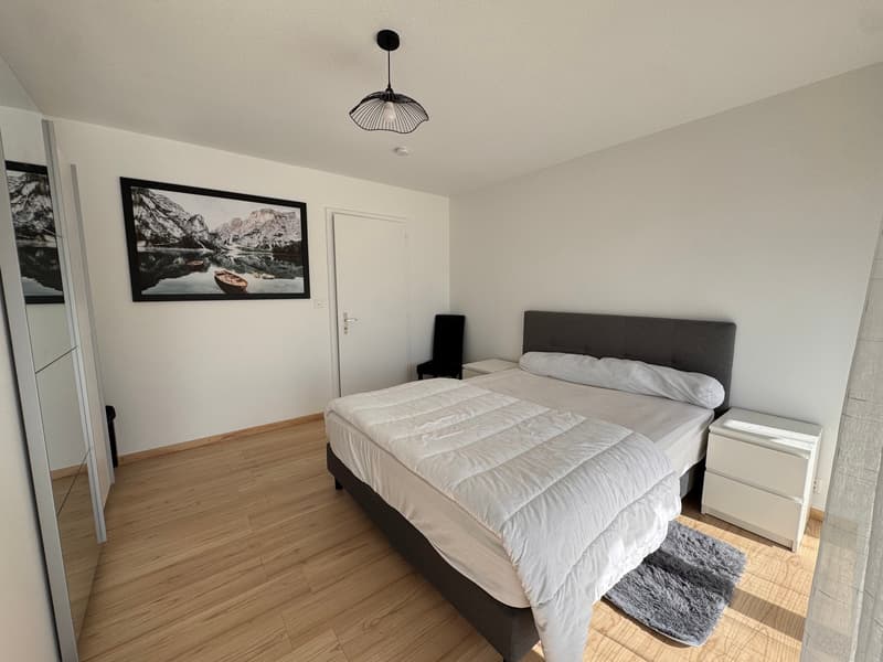 Bello appartamento arredato di 2,5 locali con balcone a Brent (9)